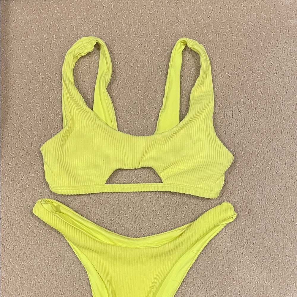 Vibrant Yellow Women's Bikini Set